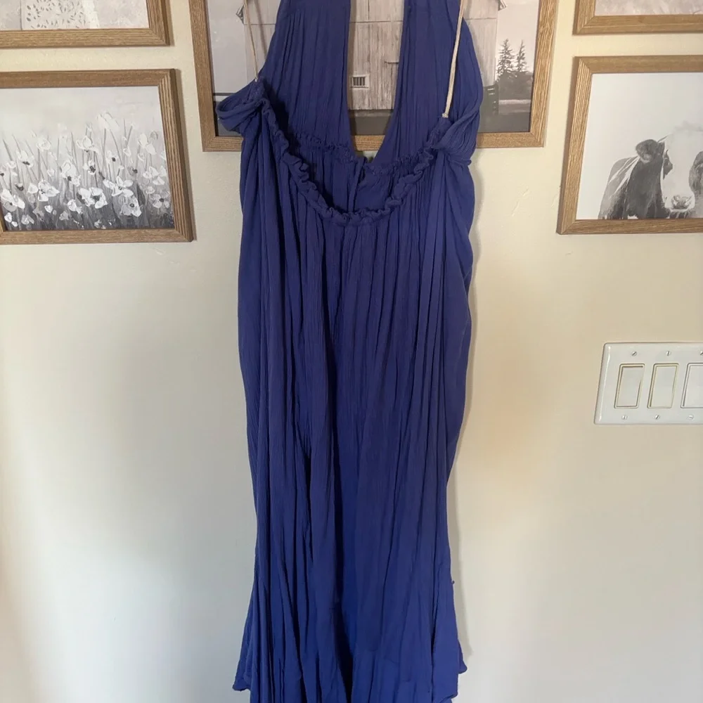 Free People Free-Est Showstopper Maxi Dress in Mystic Blue - Picture 7 of 7